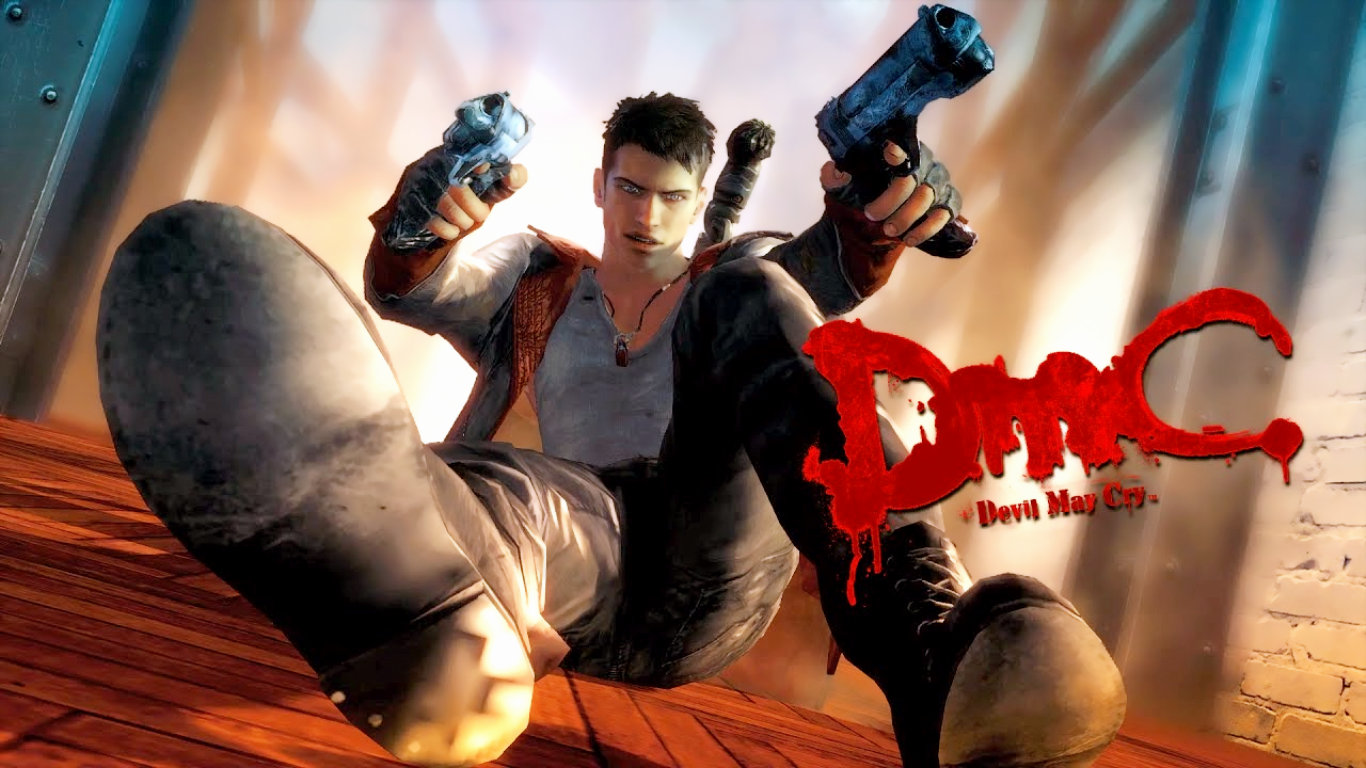 Dmc Devil May Cry Pc Game Hd Wallpaper - Revolver - HD Wallpaper 