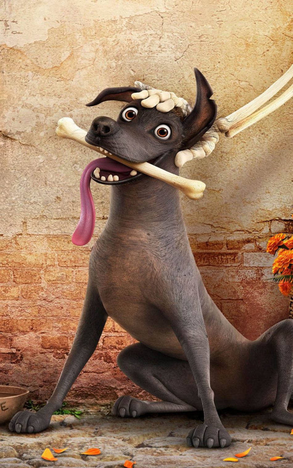 Dante Dog In Coco Hd Mobile Wallpaper - Nombre Del Perro De La Pelicula Coco - HD Wallpaper 