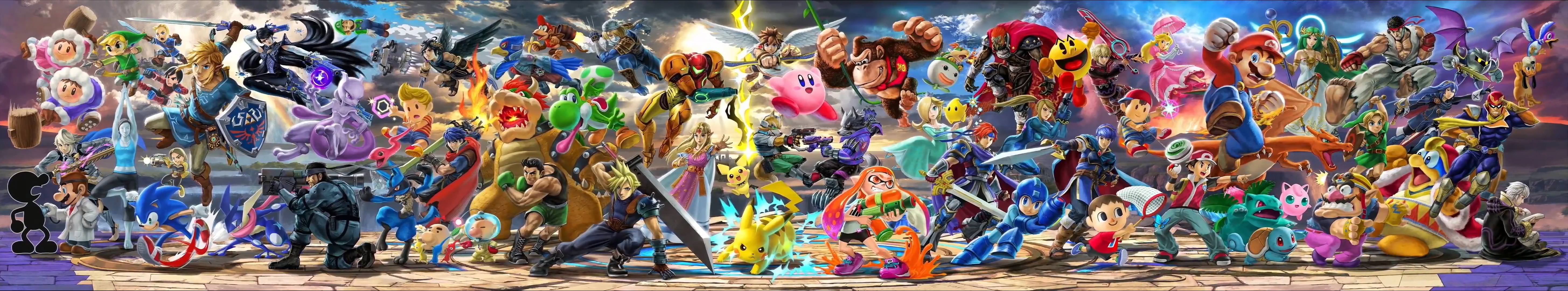 Ssbu Everyone Is Here - HD Wallpaper 