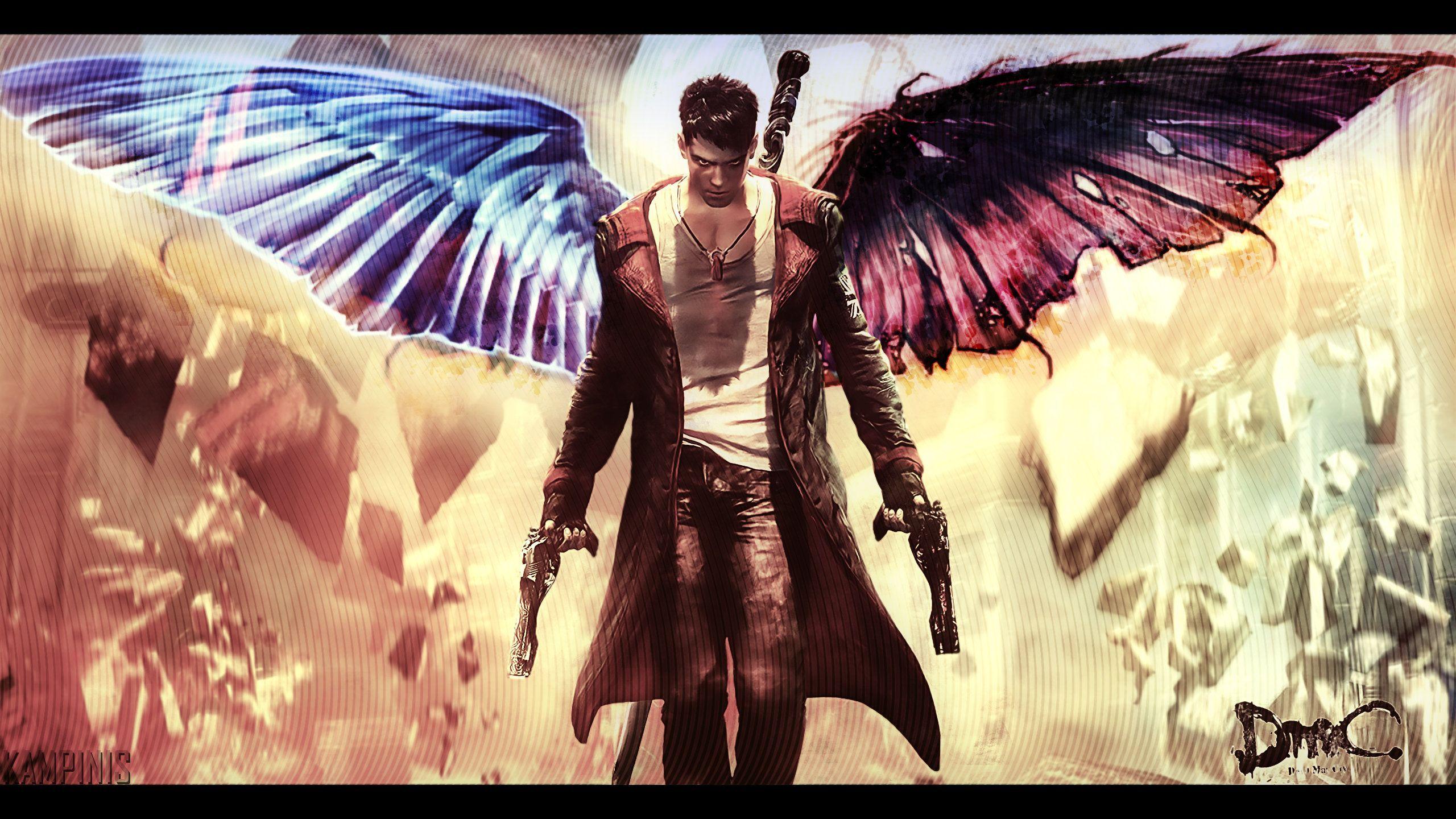 Devil May Cry 5 Wallpaper - Devil May Cry Dante Wings - HD Wallpaper 