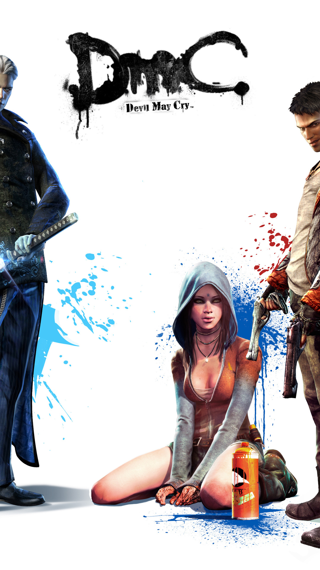 dante and vergil wallpaper on Sword Guns Vergil Varligi Dante Devil May Cry Dmc Devil May Cry Female Character 1080x1920 Wallpaper Teahub Io