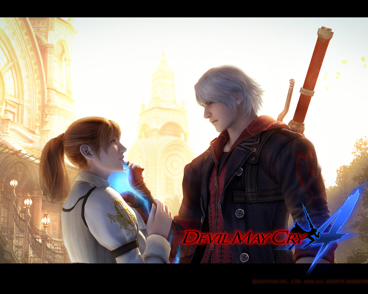 Devil May Cry 4 Wallpapers 1280*1024 No - Dmc 4 Nero Kyrie - HD Wallpaper 