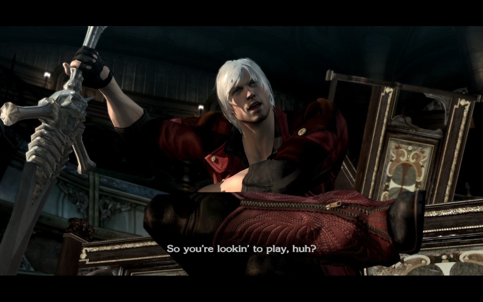 Devil May Cry 4 Dante Screenshot - HD Wallpaper 