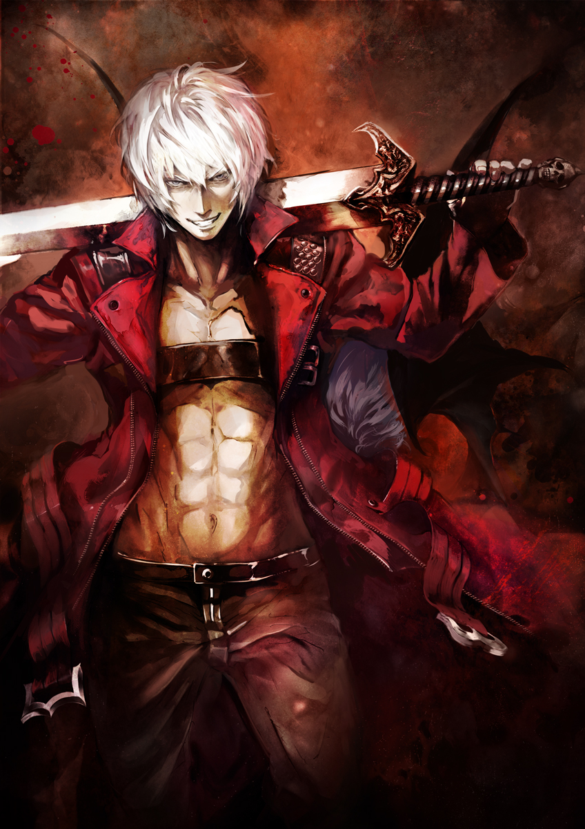 Devil May Cry Dante Fan Art - HD Wallpaper 