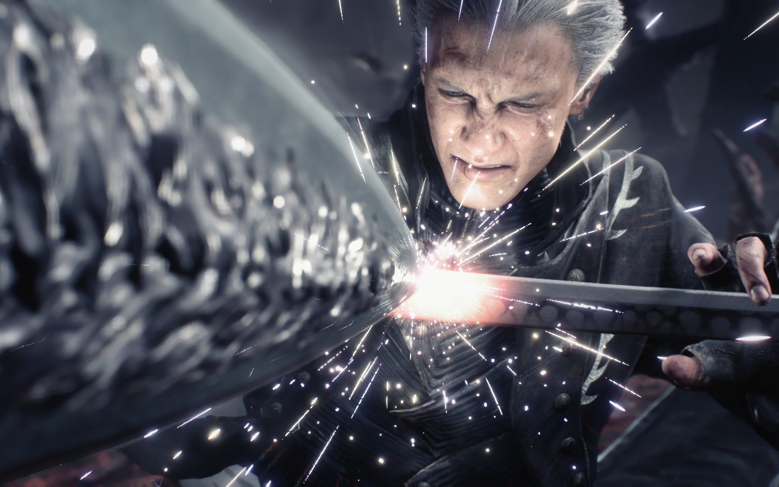 Devil May Cry 5, Vergil, 4k, - Devil May Cry 5 Vergil Wallpaper 4k - HD Wallpaper 