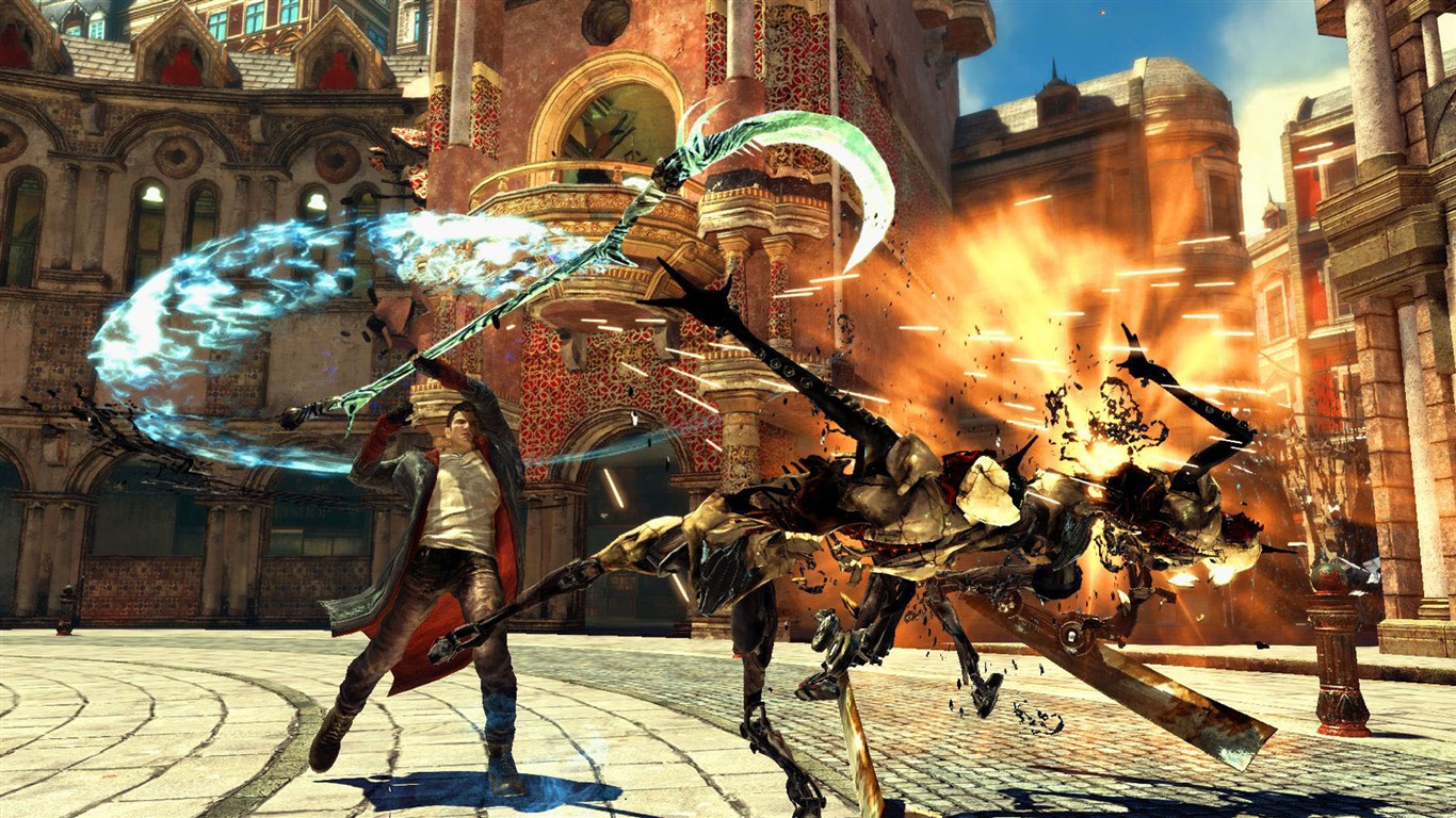 Devil May Cry 5 Hd Wallpapers - Devil May Cry 5 Fight - HD Wallpaper 