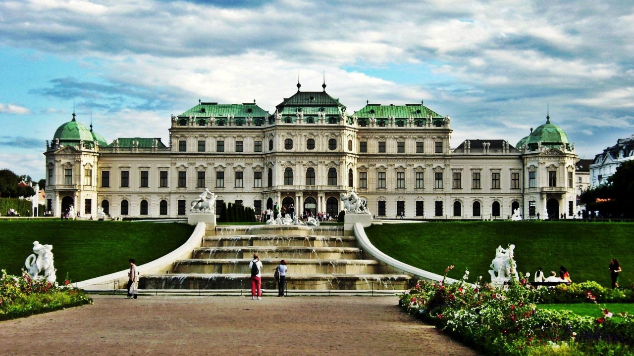 Hd Wallpaper Belvedere Palace Museum In Vienna Austria - Belvedere - HD Wallpaper 
