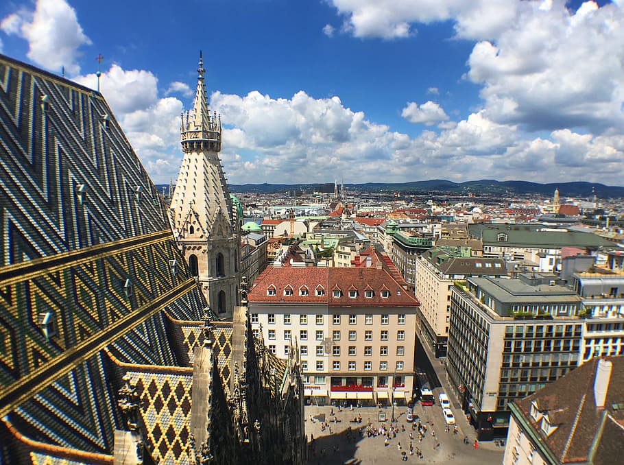 Vienna, Austria, Architecture, Tourism, Cityscape, - HD Wallpaper 