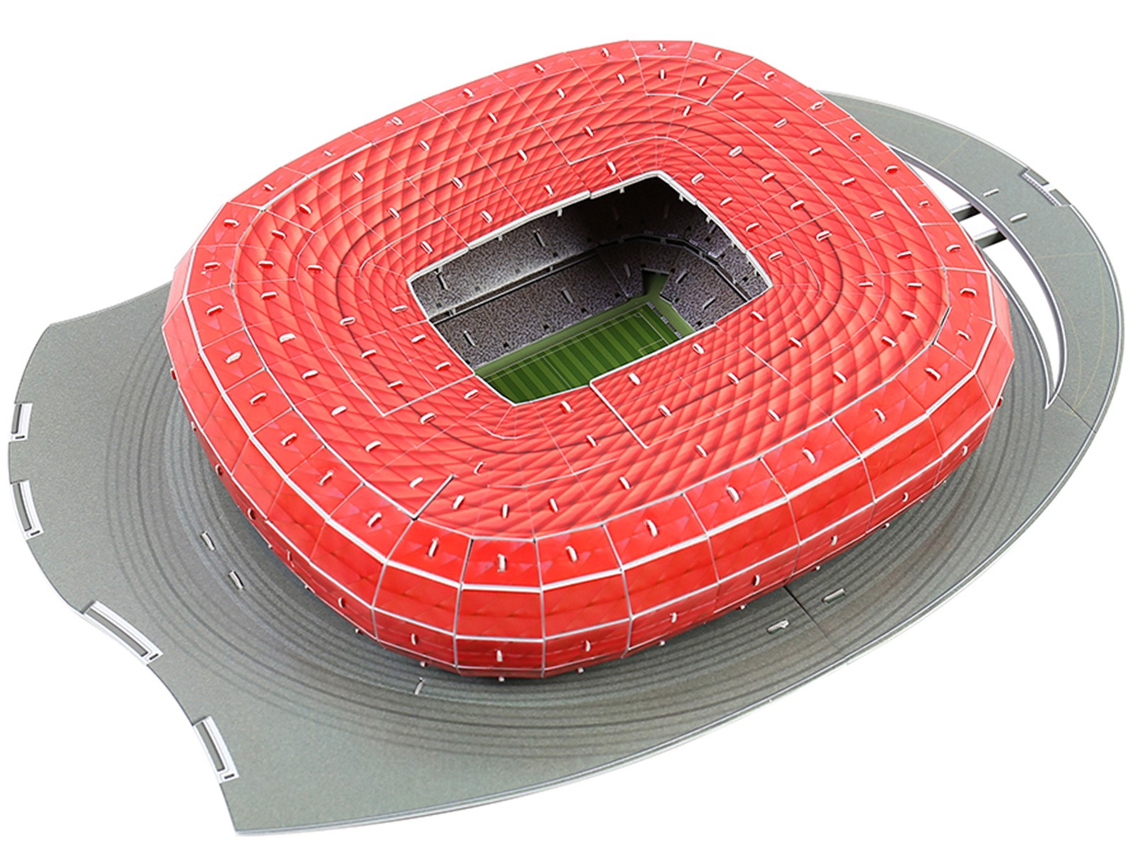 3d Puzzle Allianz Arena Munich 
 Title 3d Puzzle Allianz - Allianz Arena - HD Wallpaper 