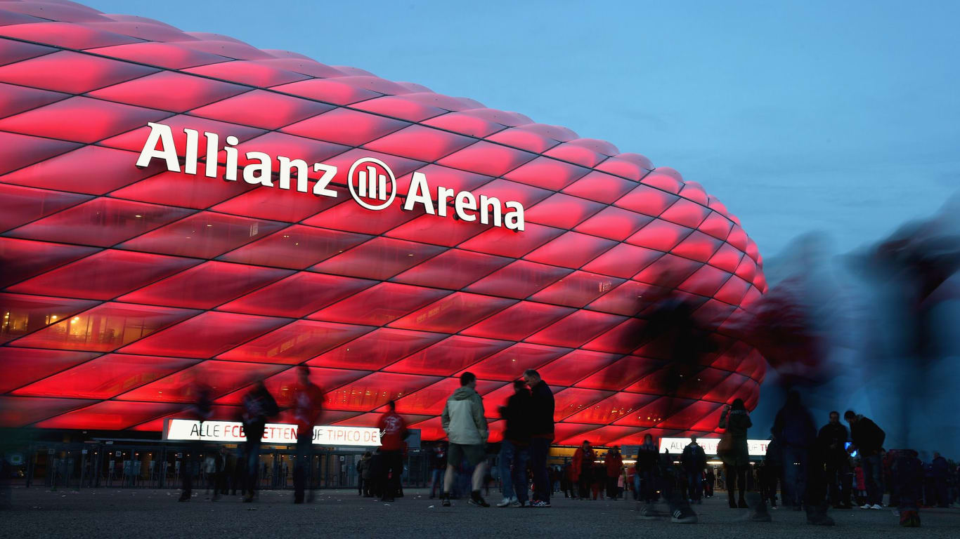 Allianz Arena Fc Bayern Munich - HD Wallpaper 