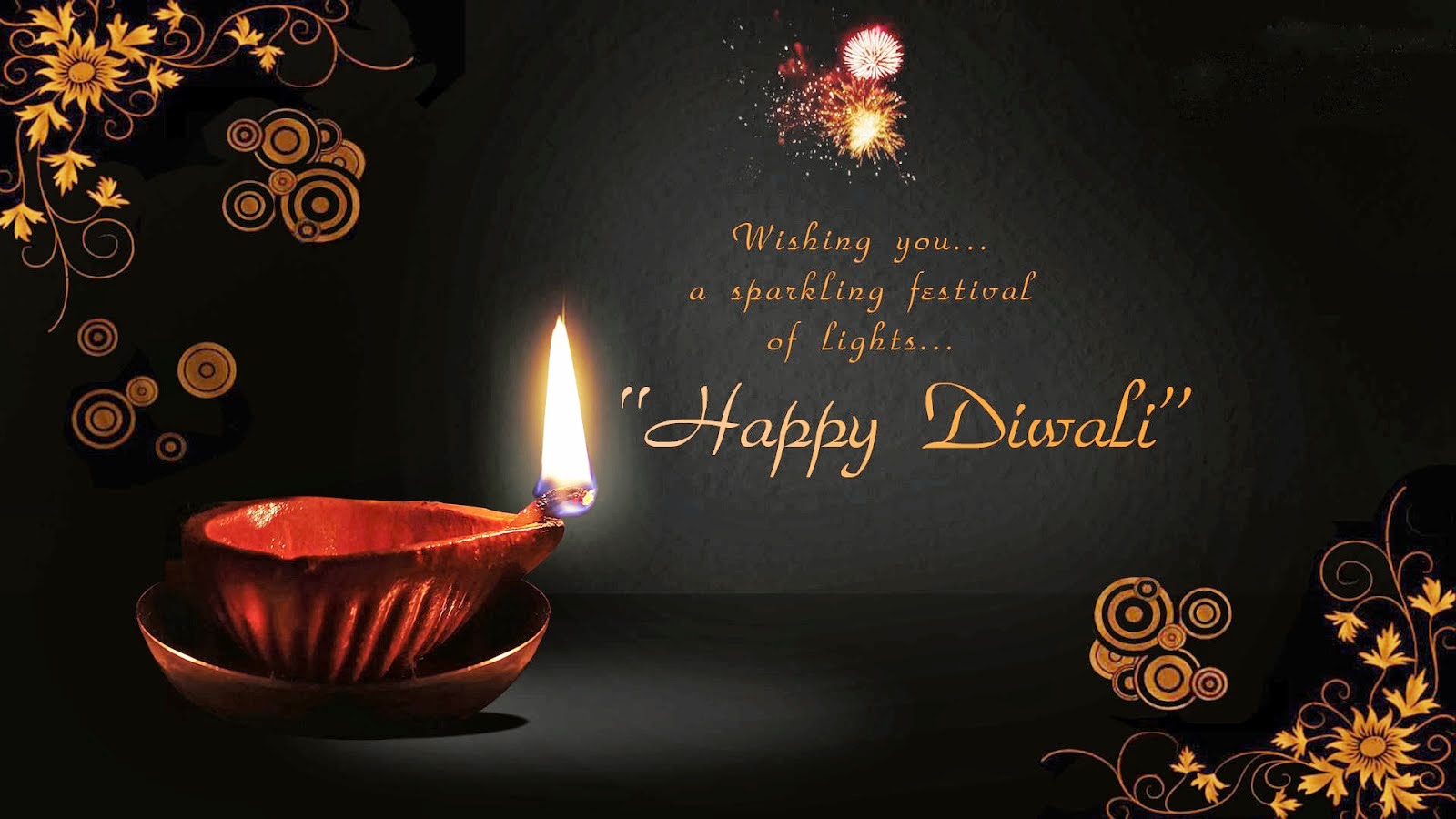 Happy Diwali Wishes Messages - HD Wallpaper 