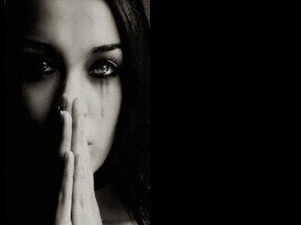 Girl Crying Wallpaper - Shayari Tum Mere Ho - HD Wallpaper 