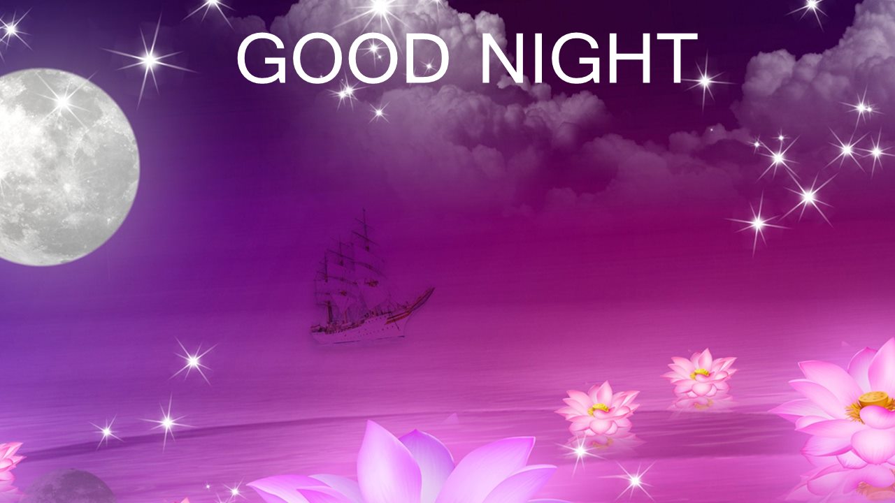 Good Nighjt Sweet Dreams Of Amazing Stars And Moon - Sacred Lotus - 1280x720 Wallpaper Good Nighjt Sweet Dreams Of Amazing Stars And Moon - Sacred Lotus - 1280x720 Wallpaper