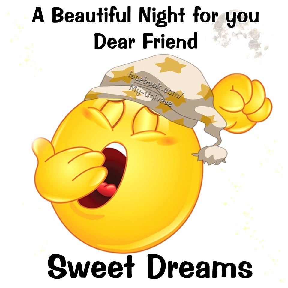 A Beautiful Night For You Dear - Good Night My Friend Smile - HD Wallpaper 