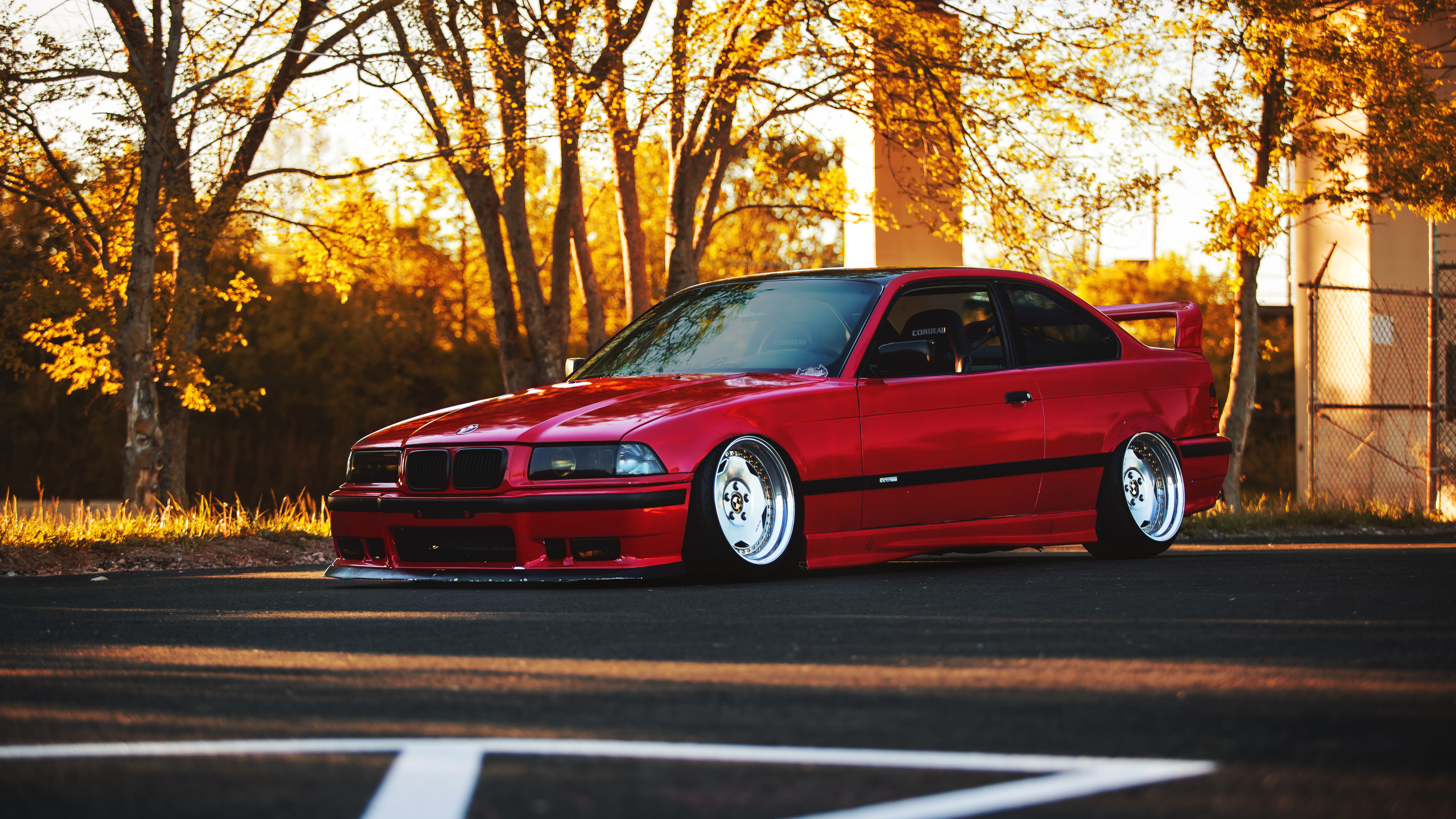 Red, E36, Bmw, Tuning, Red, Auto, Tuning, Bmw Photo - Bmw E36 Tuning Red - HD Wallpaper 