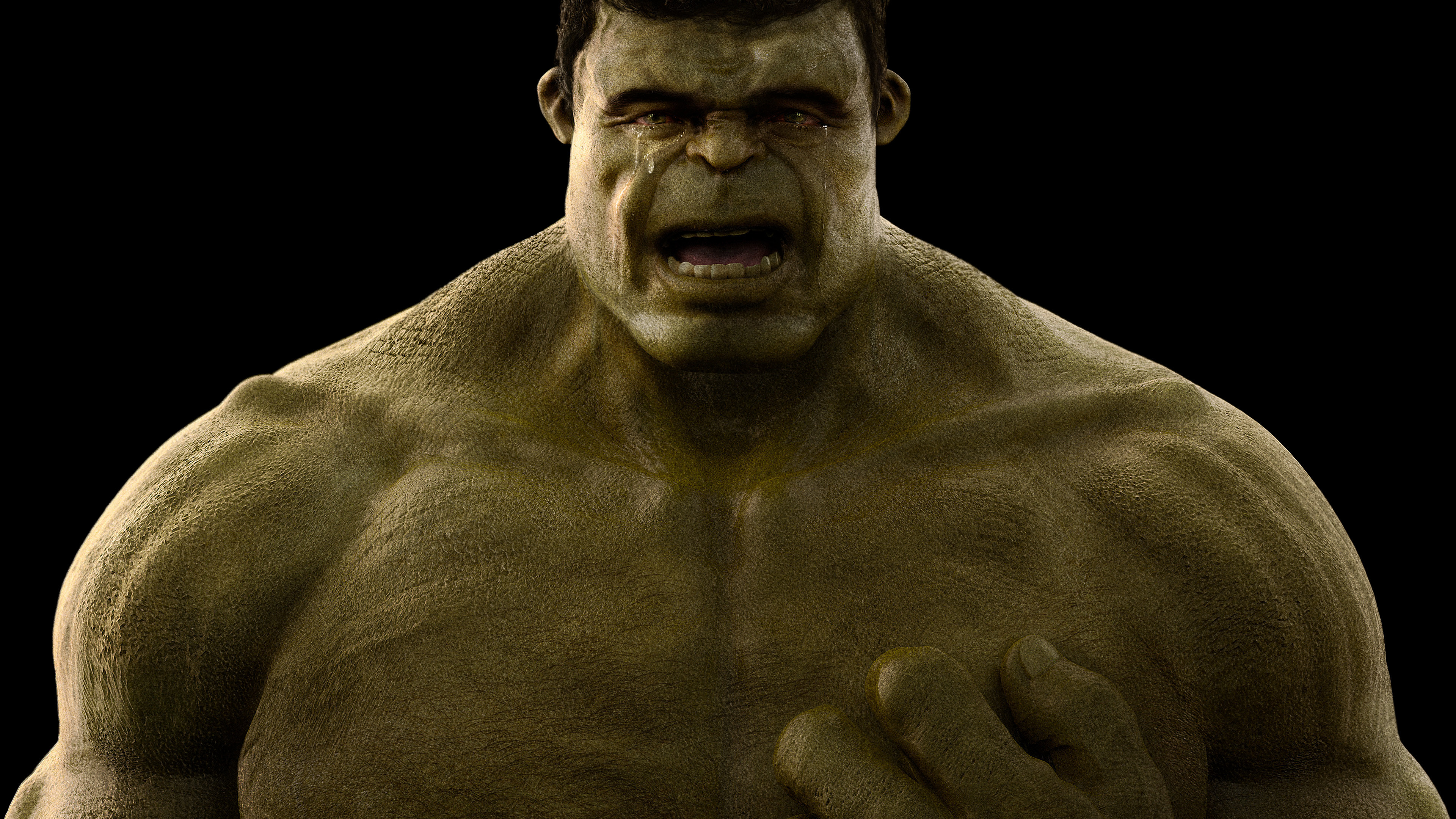 Crying Hulk - Superhero Crying - HD Wallpaper 