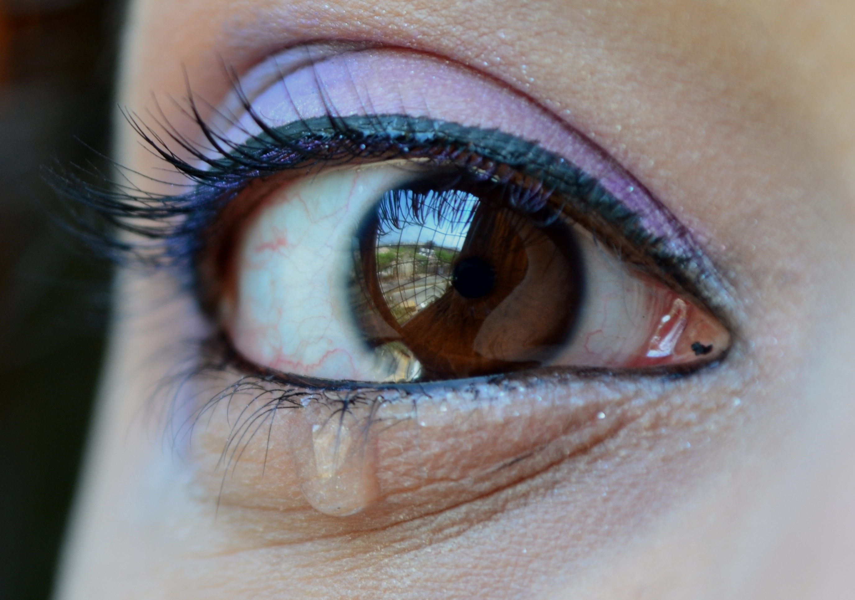 7 Photos Of The Eyes With Beautiful Crying Images 
 - Crying Eyes Images Download - HD Wallpaper 