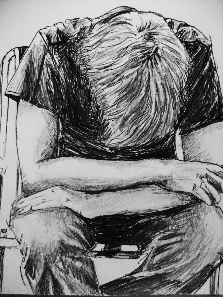 Crying Boy Sketch Sketch Of A Crying Boy Drawing Of - Sad Boy Drawing - HD Wallpaper 
