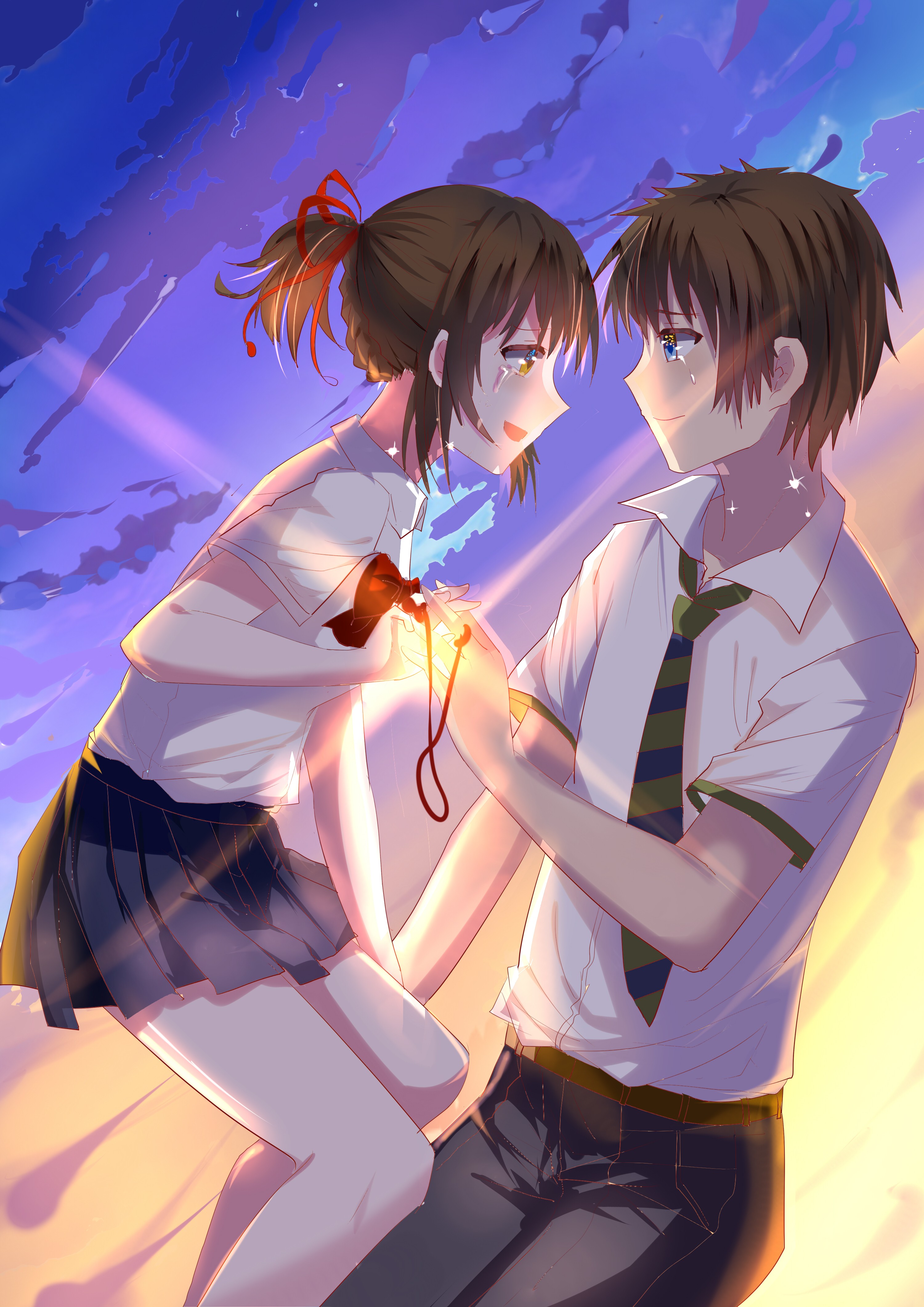 Miyamizu Mitsuha - HD Wallpaper 