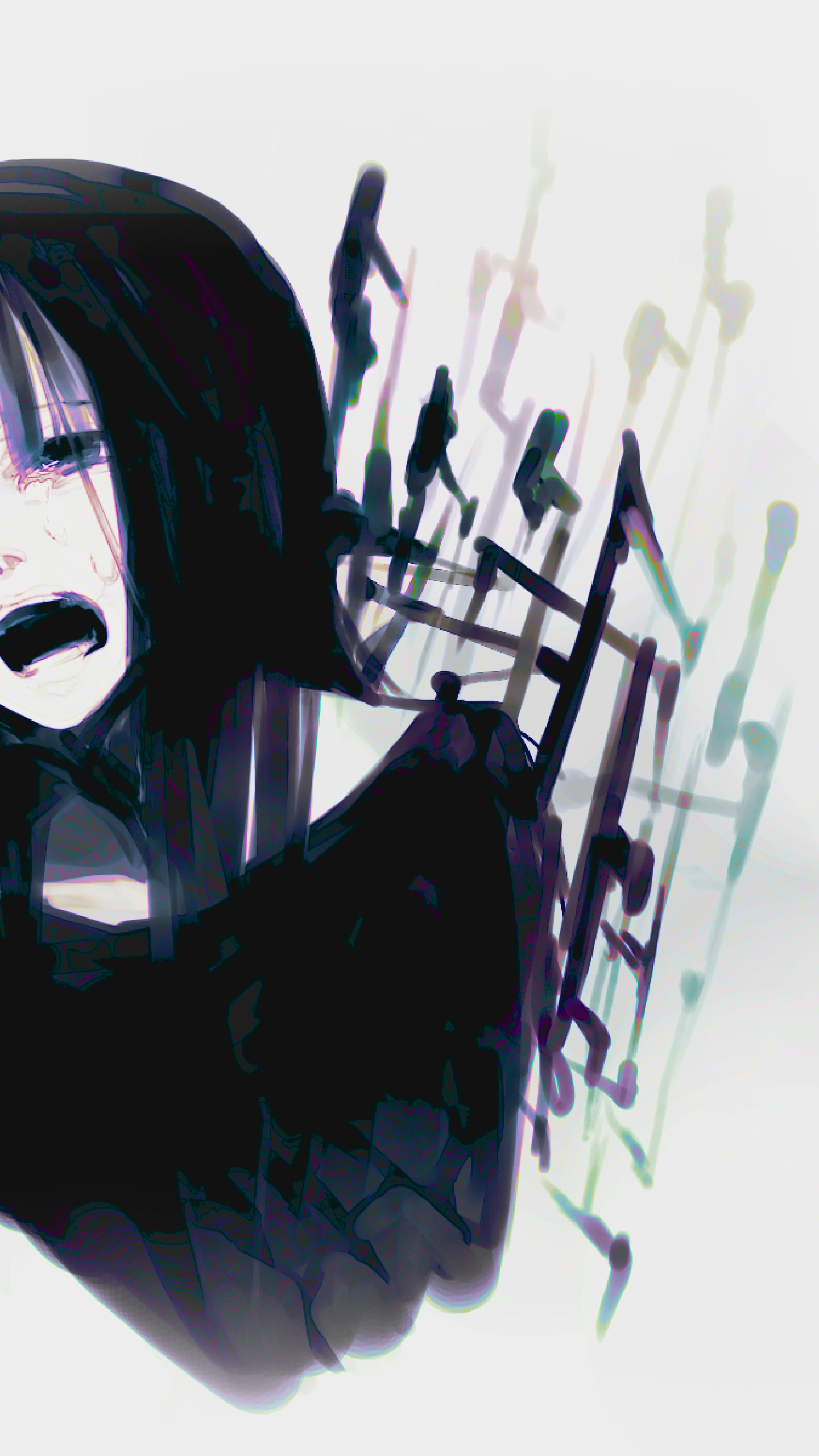 Anime Girl Crying Art - HD Wallpaper 