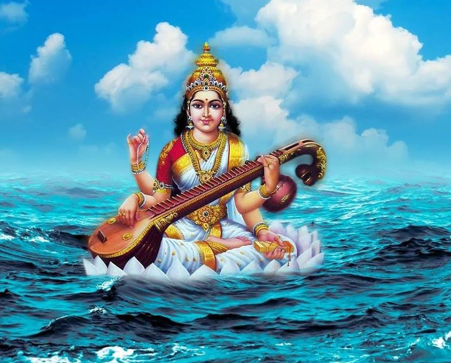 Maa saraswati Images Photos & Devi saraswati Wallpapers - HD Wallpaper 