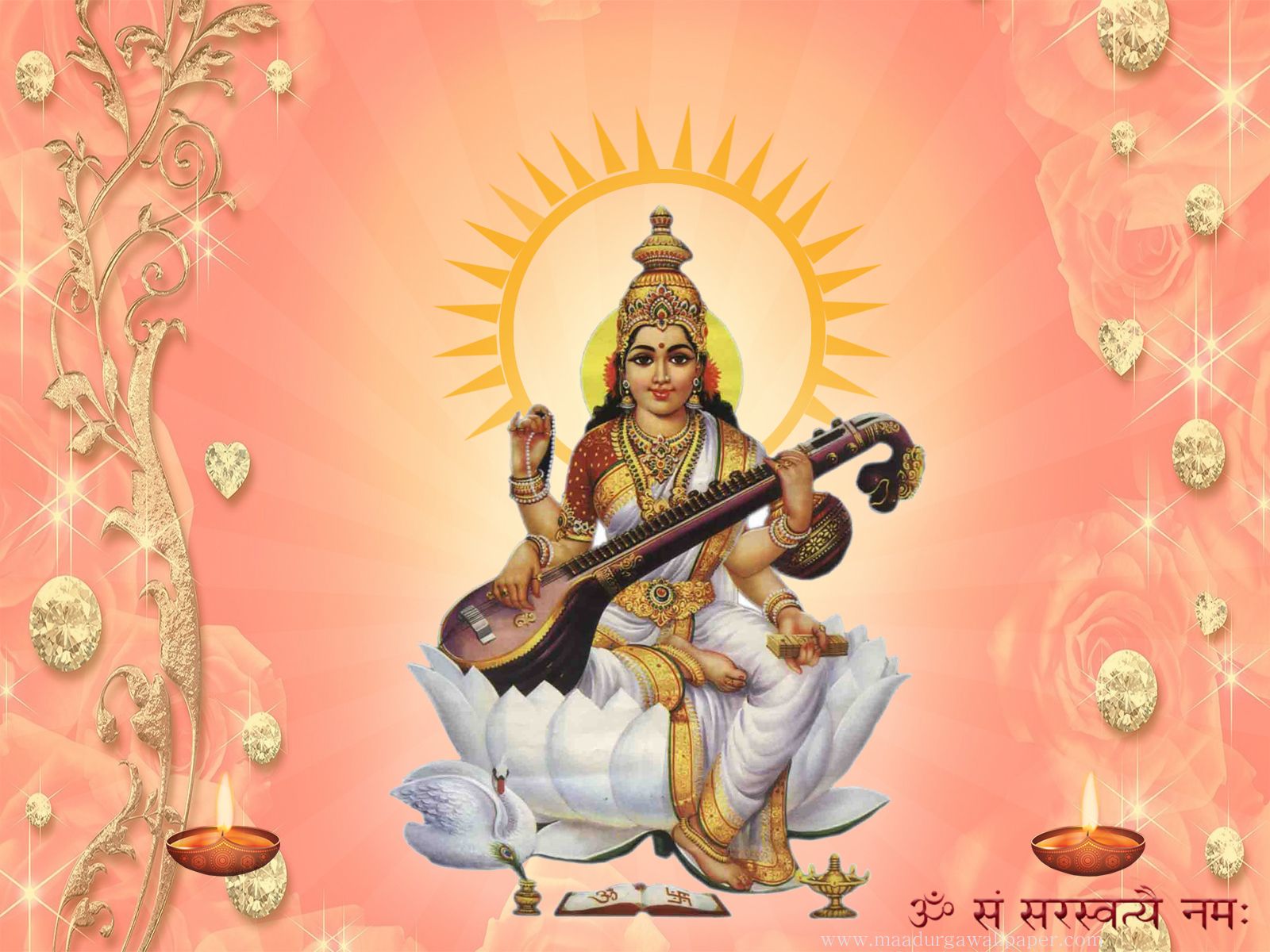 Full Hd Saraswati Mata - 1600x1200 Wallpaper Full Hd Saraswati Mata - 1600x1200 Wallpaper