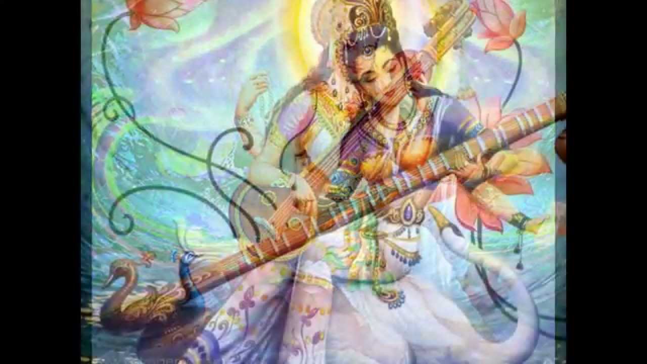 Beautiful Images Of Goddess Saraswati - 1280x720 Wallpaper 