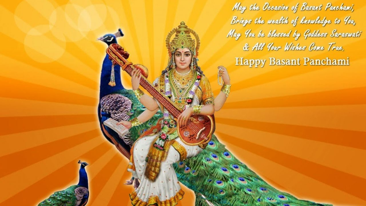 Prayer On Basant Panchami - HD Wallpaper 