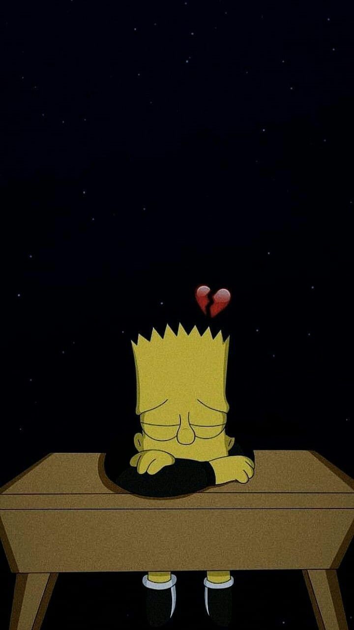 Sad Wallpaper Hd Cartoon - HD Wallpaper 