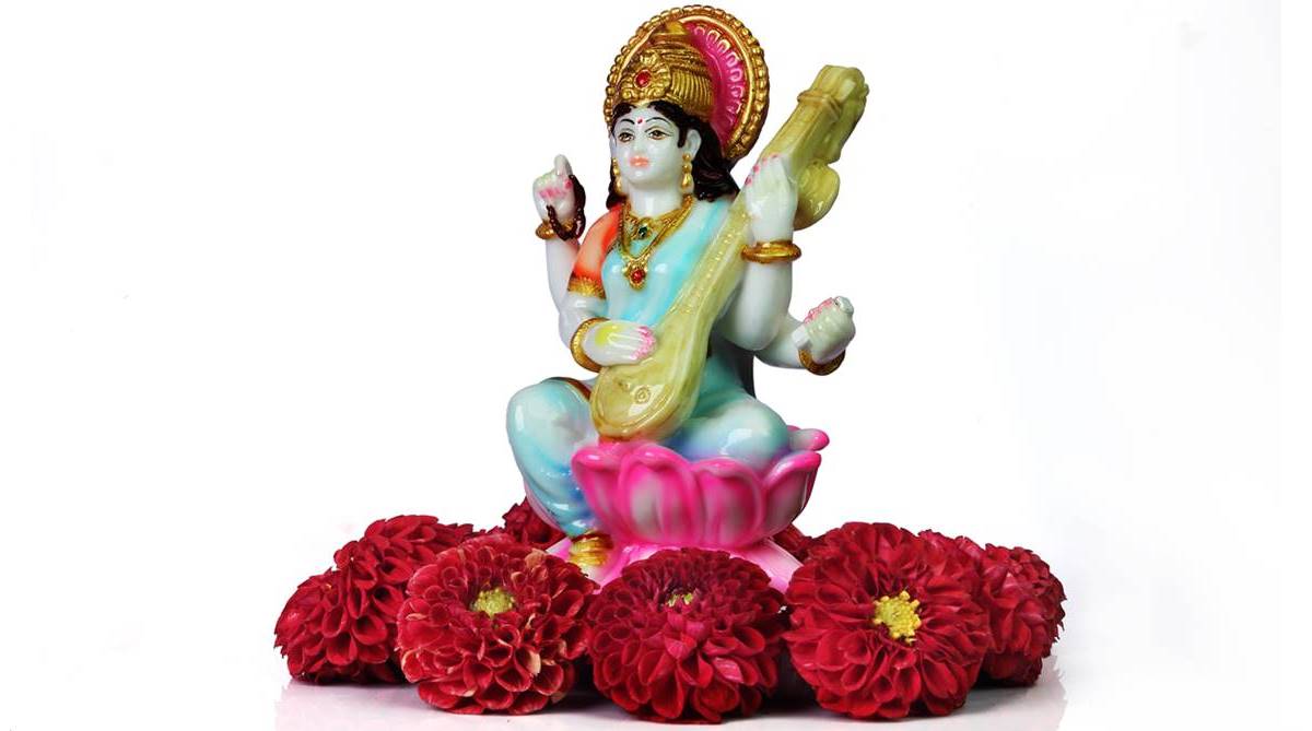 Vasant Panchami 2019, Saraswati Puja, Saraswati Vandana, - Vasant Panchami Images 2019 - HD Wallpaper 