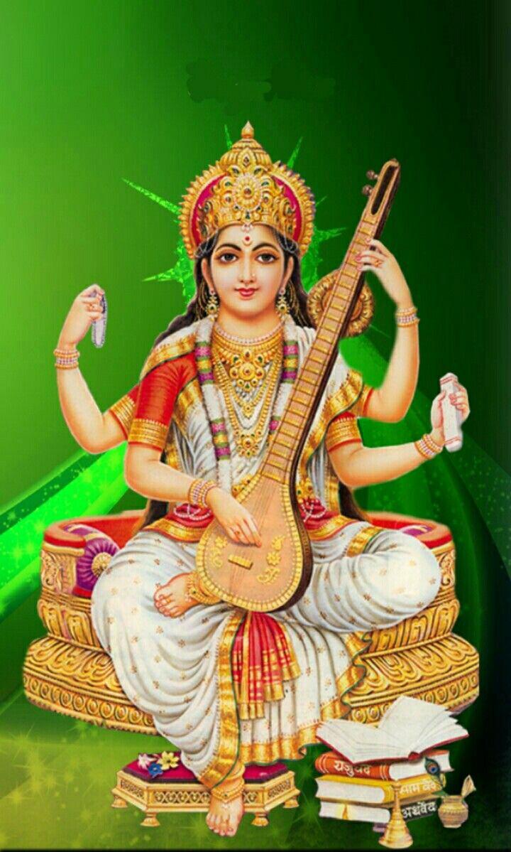 Maa Saraswati Images Full Hd Mobile - Saraswati Wallpaper For Mobile - HD Wallpaper 