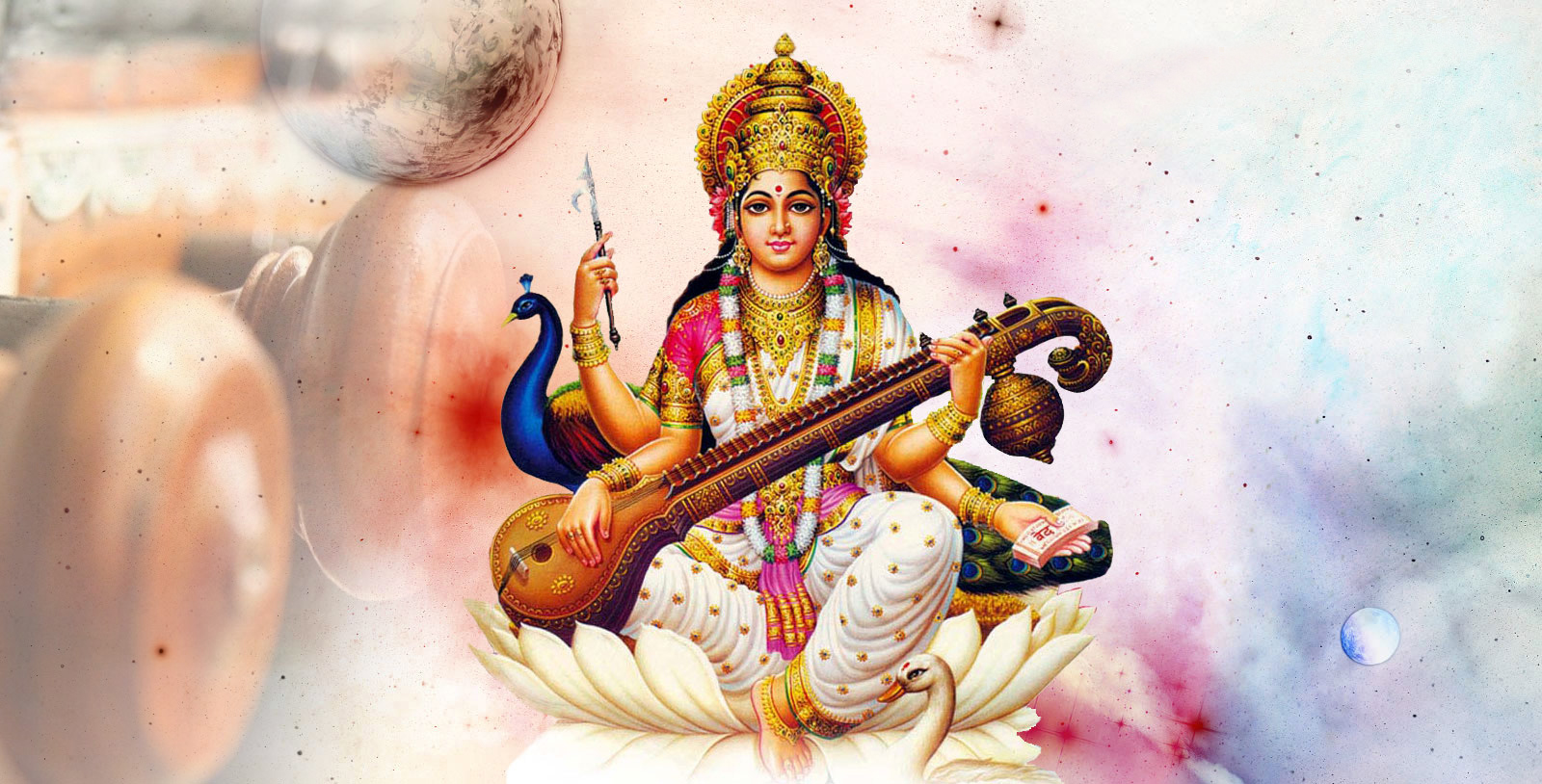 High Resolution Saraswati Images Png - HD Wallpaper 