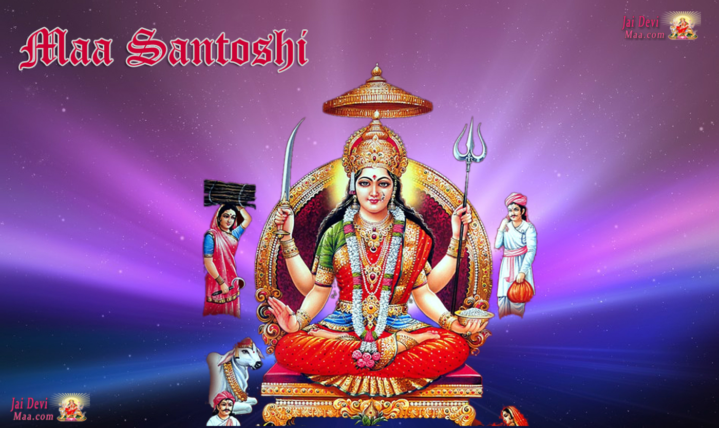 Santoshi Maa Image Hd - HD Wallpaper 