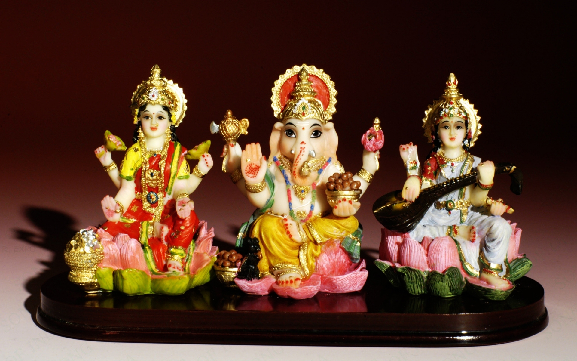 Lord Ganesh With Laxmi - 1920x1200 Wallpaper Lord Ganesh With Laxmi - 1920x1200 Wallpaper