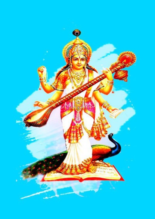 Happy Saraswati Puja 2020 - HD Wallpaper 