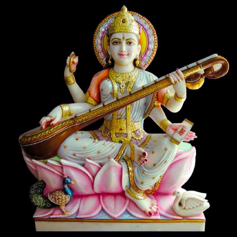 Saraswati Hd Wallpaper - Saraswati - HD Wallpaper 