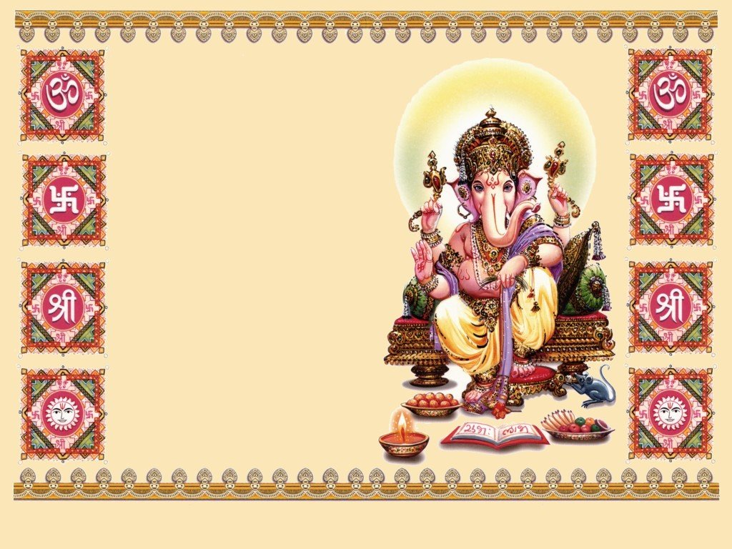 Download Hd Hinduism Computer Wallpaper Id - Floral Design - HD Wallpaper 