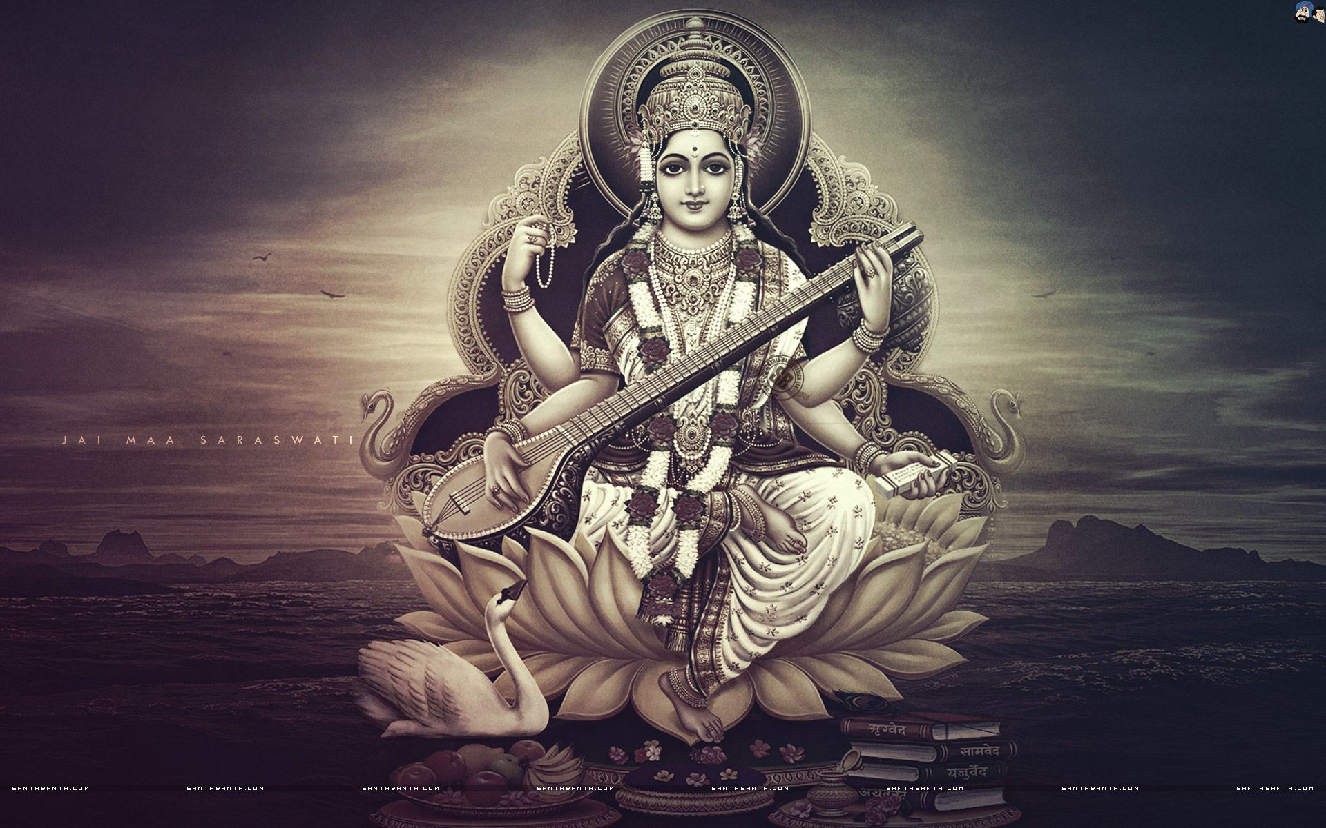 Art Saraswati - HD Wallpaper 