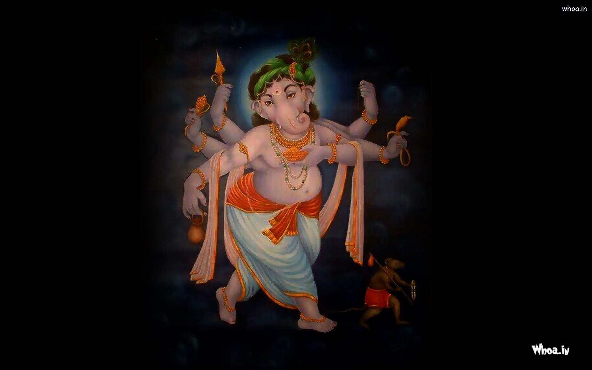 Whoa - In Logo - Standing Ganesh Hd Cuty - HD Wallpaper 