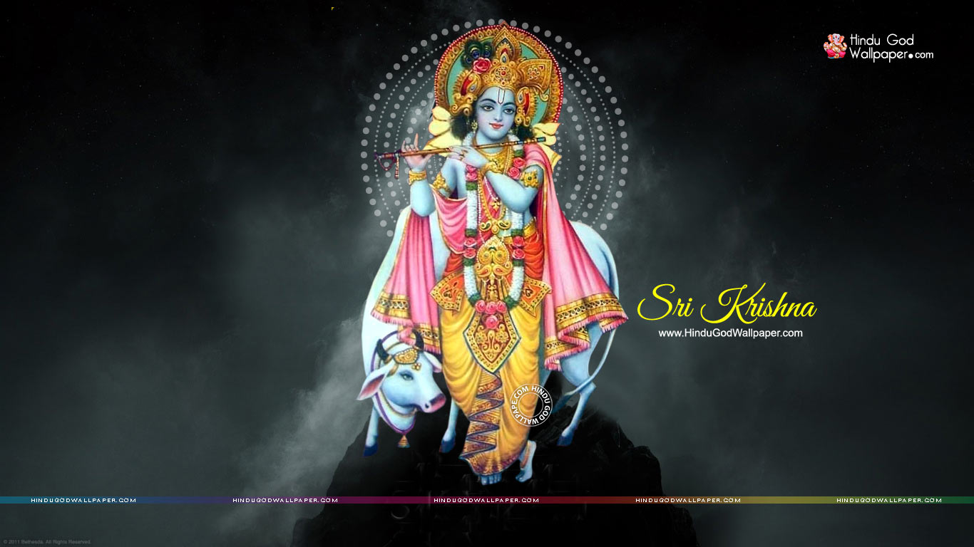 Lord Krishna Wallpaper - High Resolution Lord Krishna Hd - 1366x768  Wallpaper 
