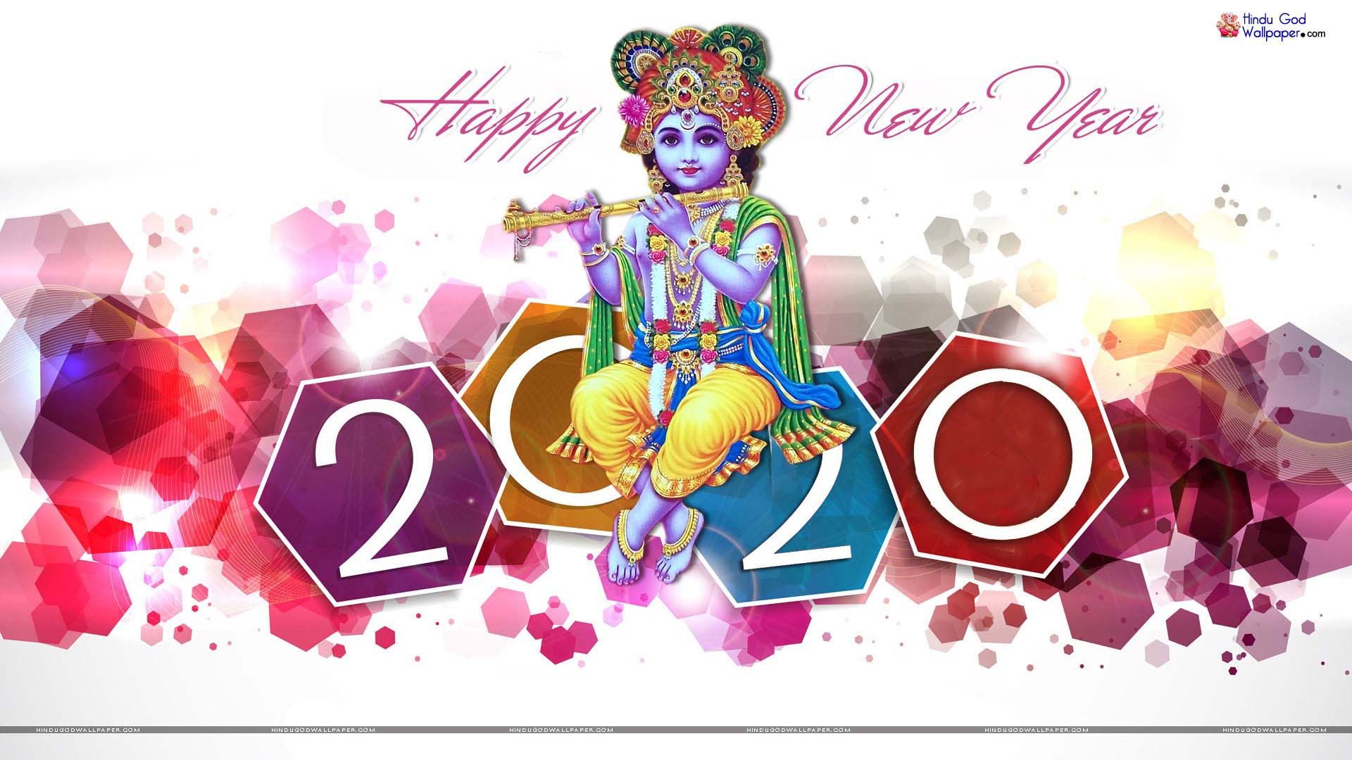 New Year With Indian God - HD Wallpaper 