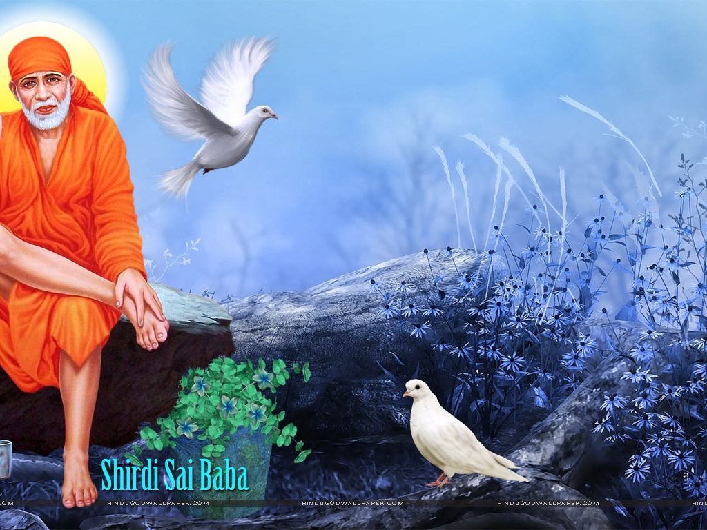 New Sai Baba Wallpaper Hd For Desktop X Pic Hwb313374 - Shirdi Sai Baba - HD Wallpaper 