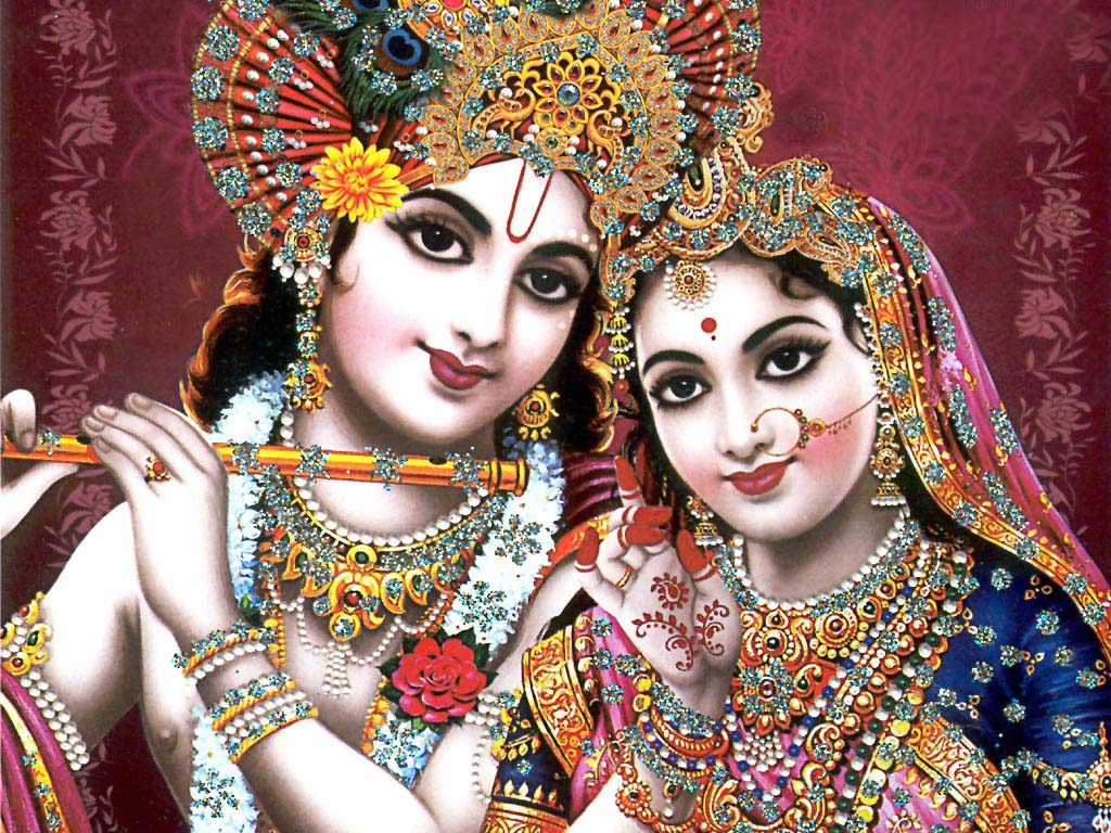 Radha Krishna Wallpaper Hd For Pc God Radha Krishna - HD Wallpaper 