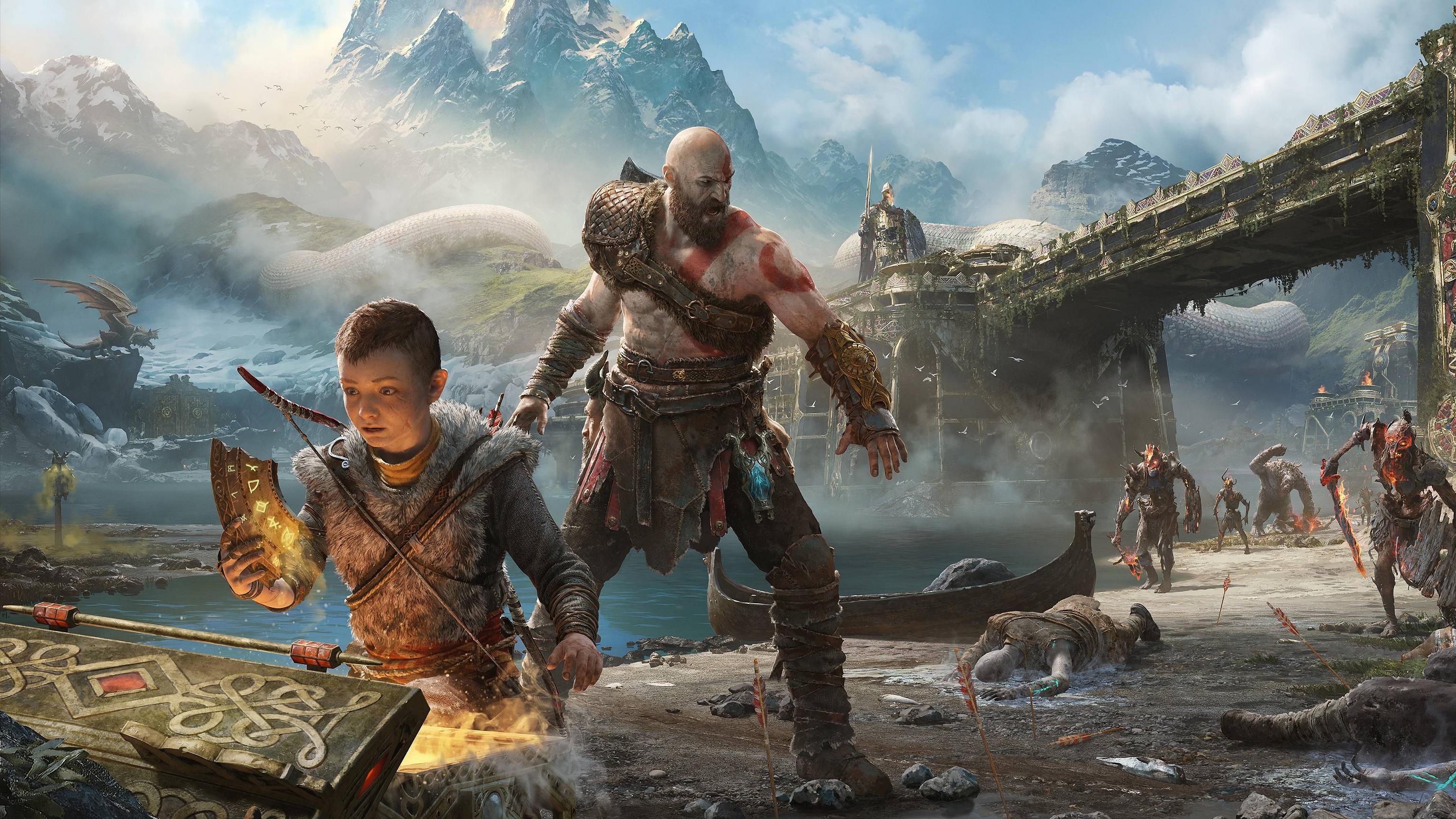 God Of War Wallpaper Ps4 God Of War Wallpapers Top - God Of War 4k - HD Wallpaper 