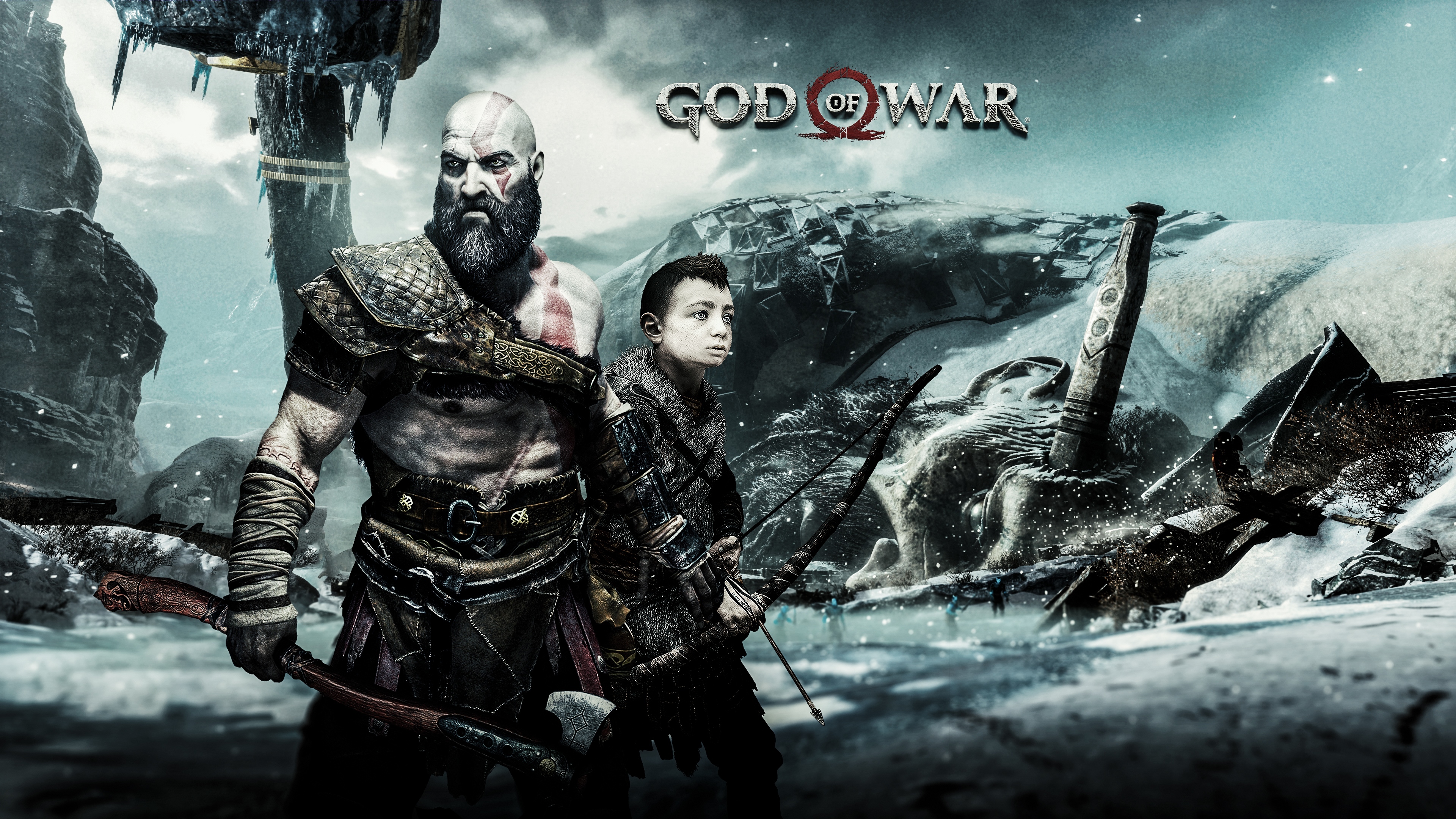 God Of War 4k - HD Wallpaper 