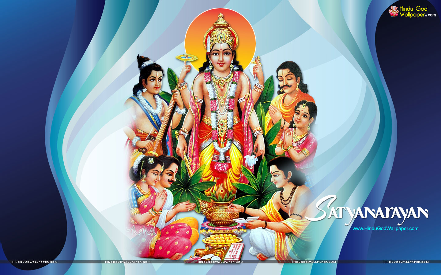 Hindu God Wallpapers In Best Px Resolutions - Satyanarayan Pooja Invitation  Card - 1440x900 Wallpaper 