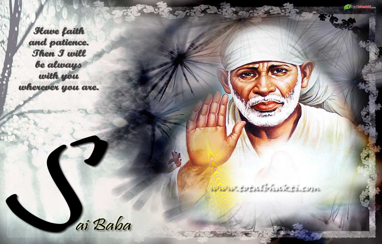 Faith In Sai Baba - HD Wallpaper 