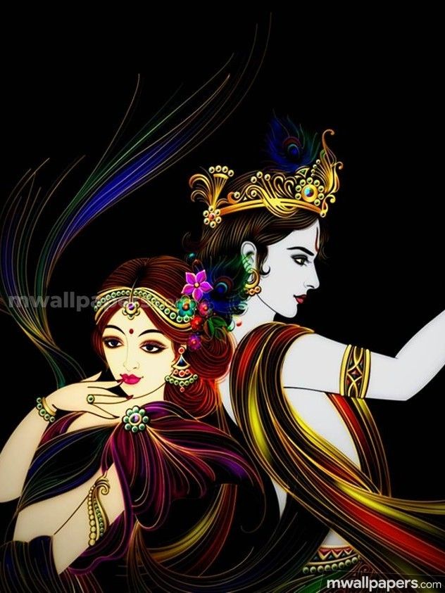 Radha And Krishna Paintings - 632x843 Wallpaper 