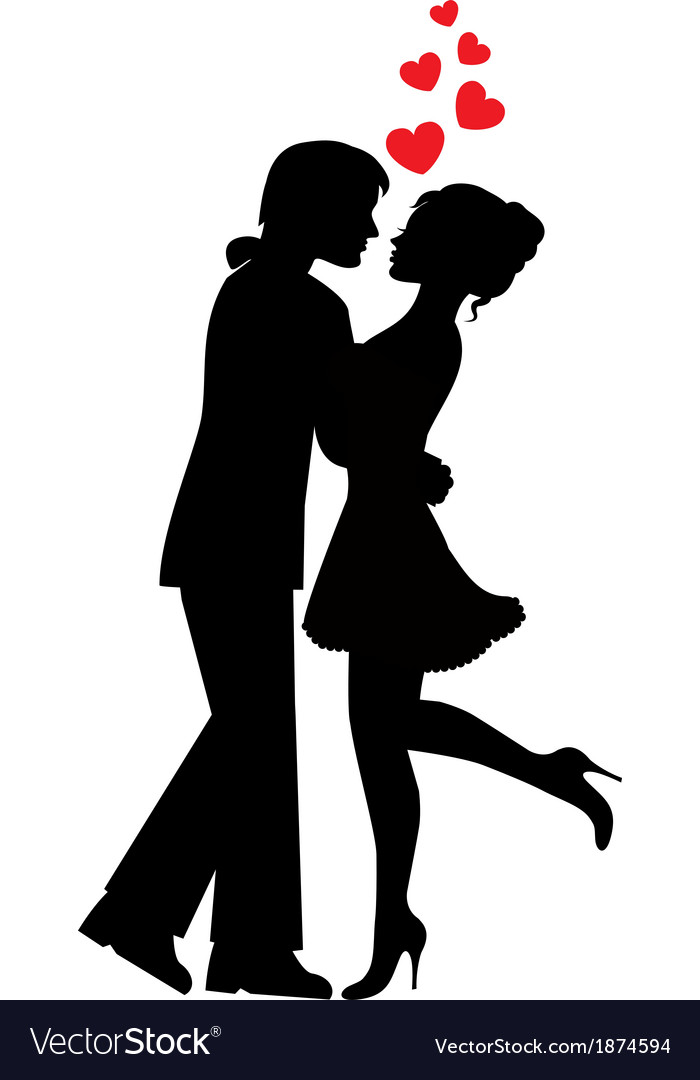 Love Silhouette - HD Wallpaper 