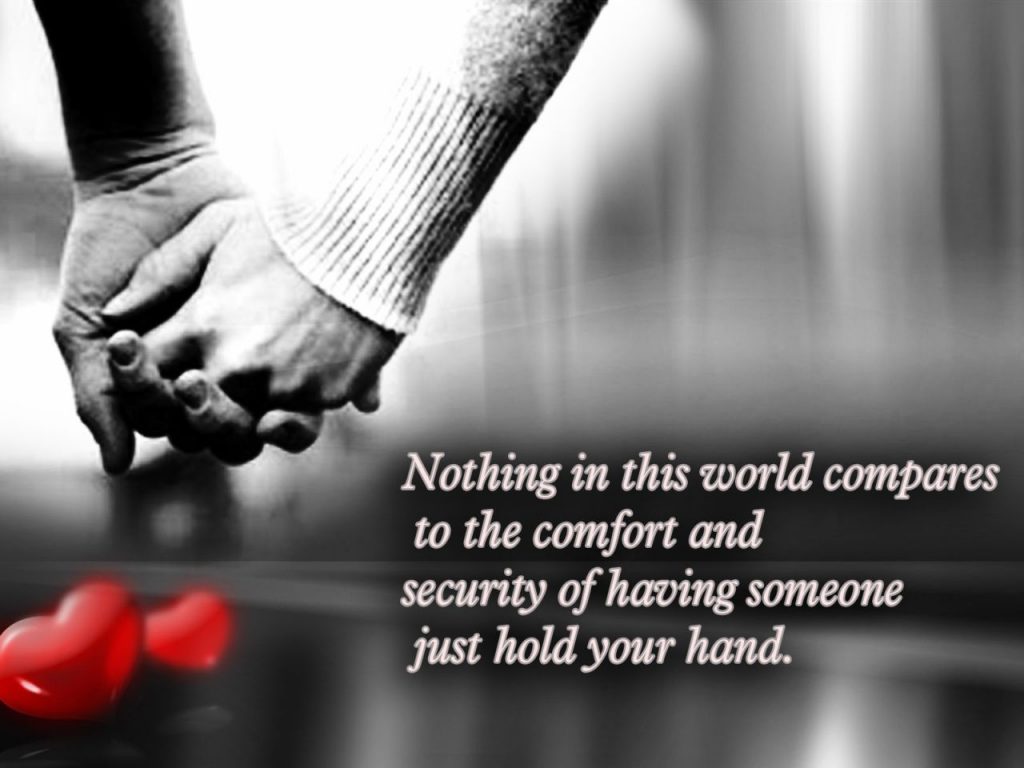 Hold My Hand Romantic Whatsapp Dp - Lover Holding Hands Quotes - HD Wallpaper 